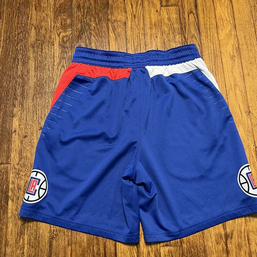 Nike Basketball NBA Los Angeles Clippers Shorts Size 38 Large Dri Fit Pockets